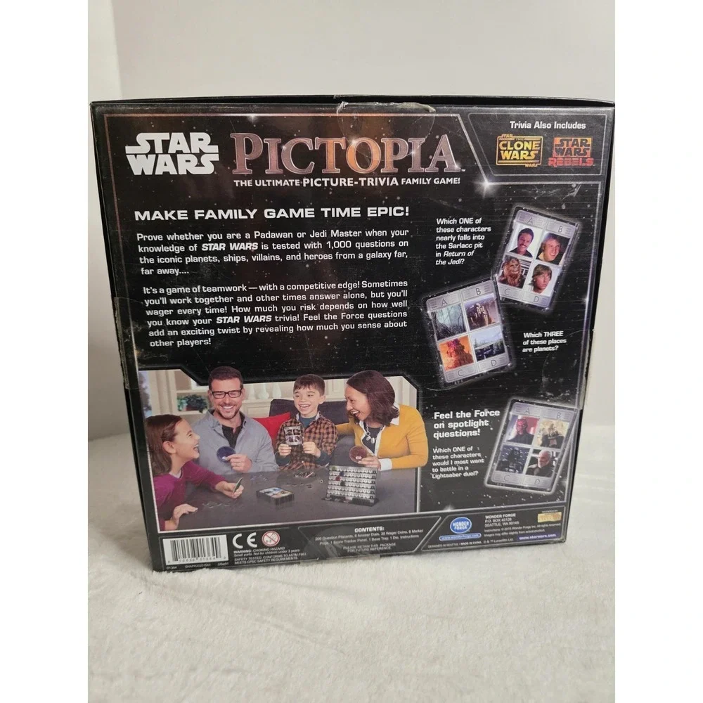 Pictopia Star‎ Wars Game Ultimate Picture-Trivia Family Game Pictopia Star Wars